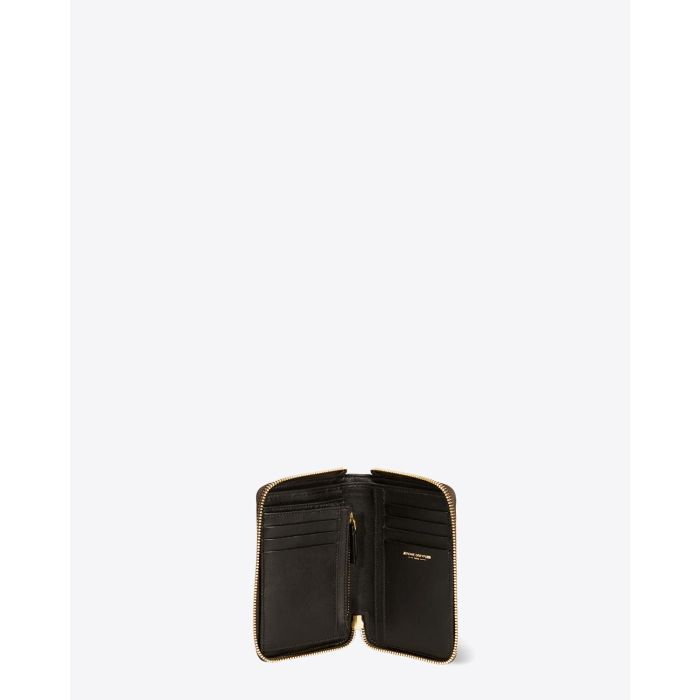 Portefeuille Julien Split Suede Léopard Naturel Jérôme Dreyfuss 