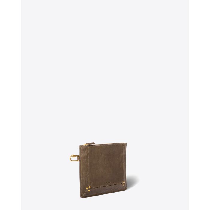 Jérôme Dreyfuss Pochette Popoche M Agneau Lichen Bubble 
