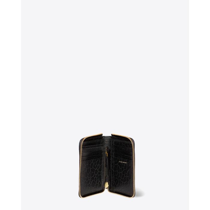 Portefeuille Julien Jérôme Dreyfuss  en Cuir Agneau Noir Bubble