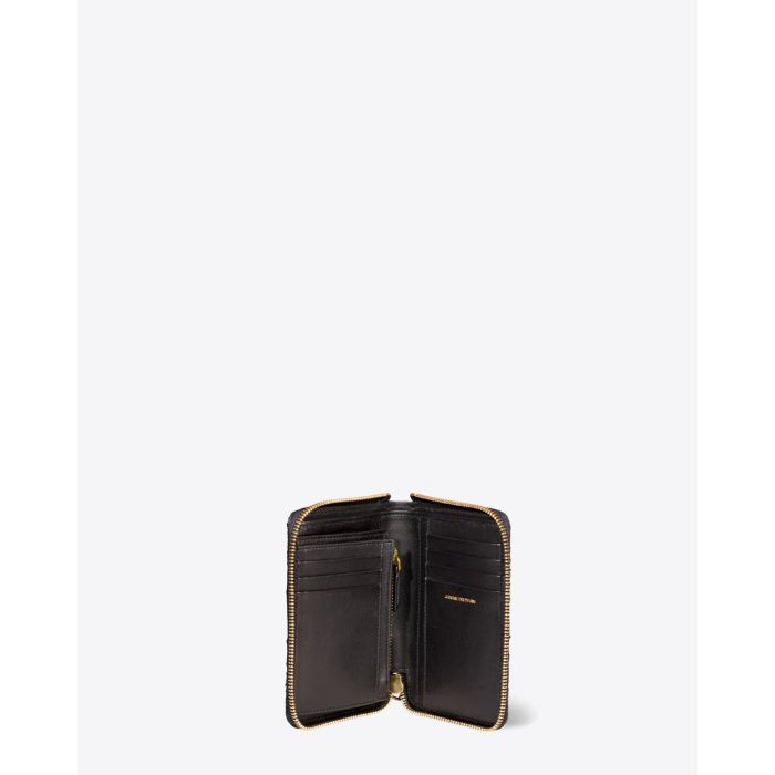 Portefeuille Julien Jérôme Dreyfuss en Cuir Python Noir