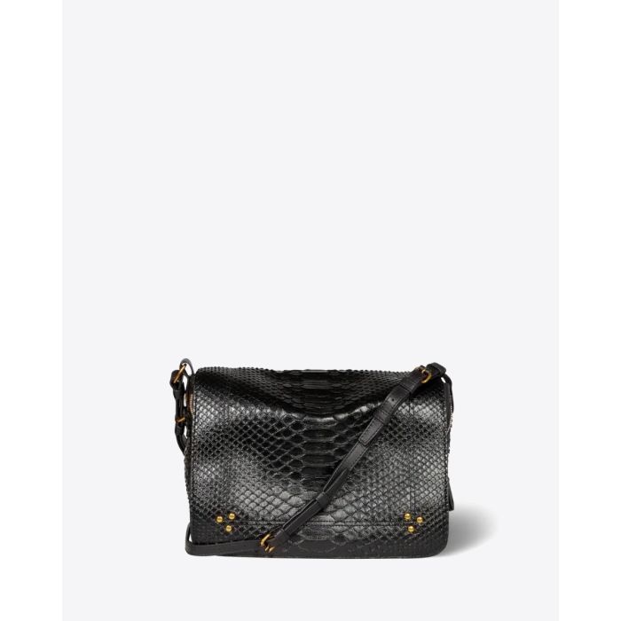 Sac Igor Jérôme Dreyfuss en python noir.