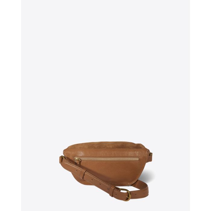 Sac banane Lino tabac Jerome Dreyfuss. 