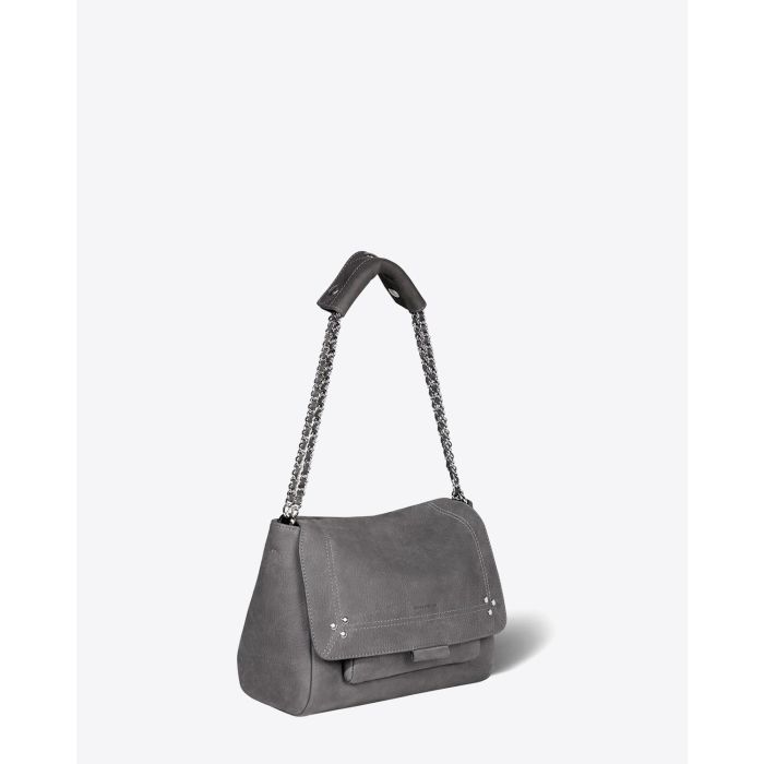 Jérôme Dreyfuss Sac Lulu M Cuir Anthracite