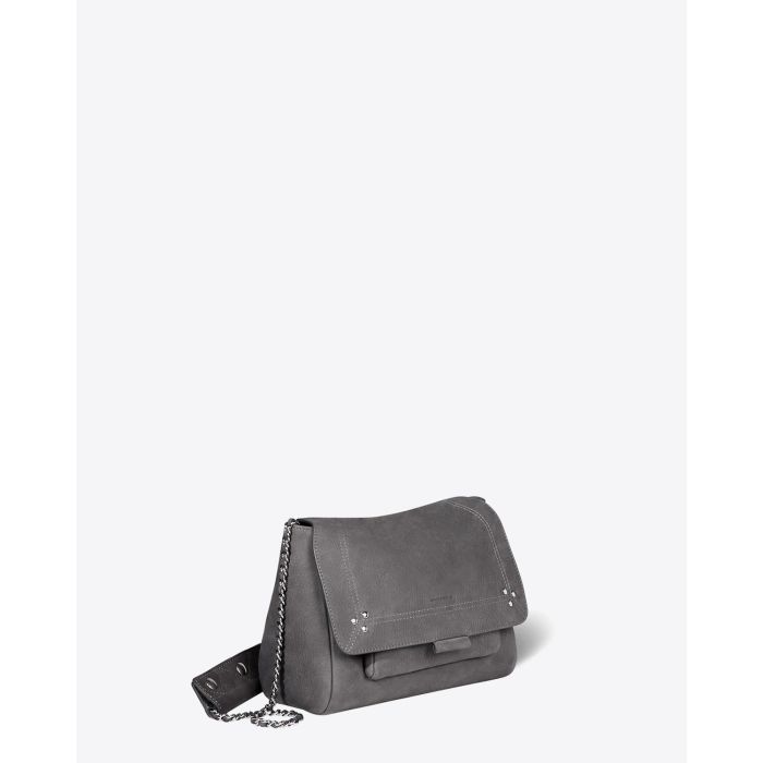 Jérôme Dreyfuss Sac Lulu M Cuir Anthracite