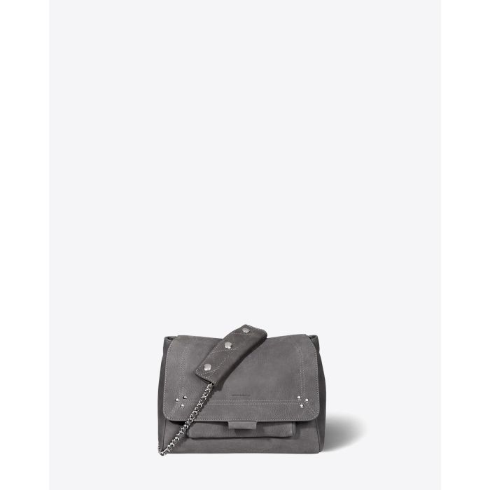Jérôme Dreyfuss Sac Lulu M Cuir Anthracite