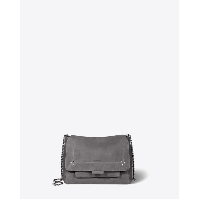 Jérôme Dreyfuss Sac Lulu M Cuir Anthracite