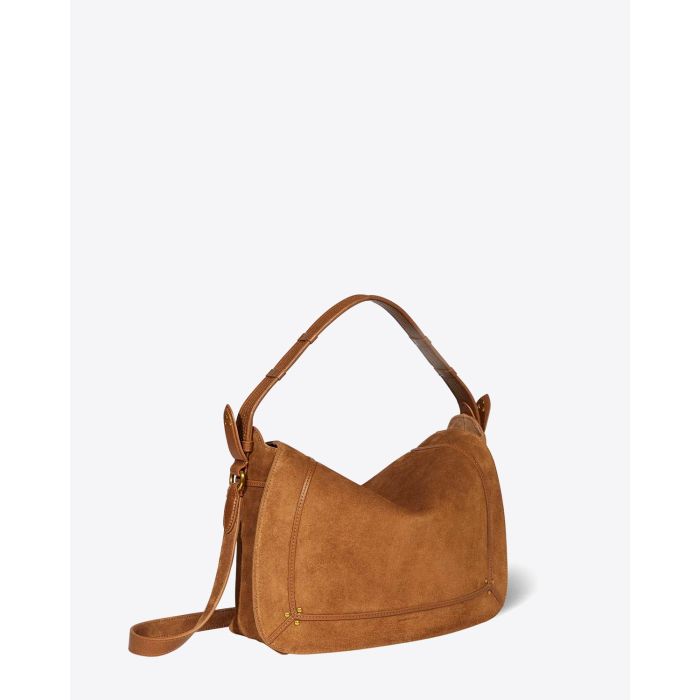 Grand sac besace Pepito L Jérôme Dreyfuss. Vue profil.