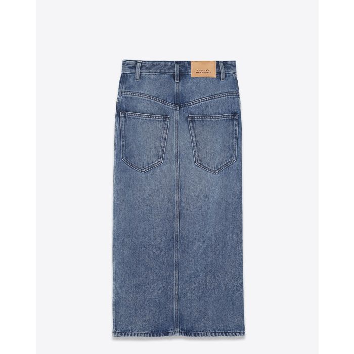 Isabel Marant Etoile Jupe Tilauria  Bleu Clair