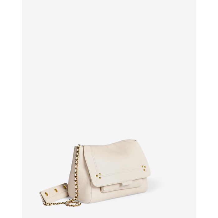 Sac  Jérôme Dreyfuss Lulu M Goatskin Crème Grainé