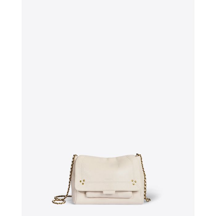Jérôme Dreyfuss Lulu M Goatskin Crème Grainé