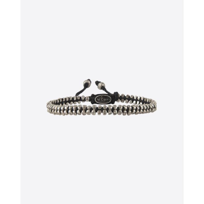 M.Cohen Bracelet 2 Rangs De Perles - Grey