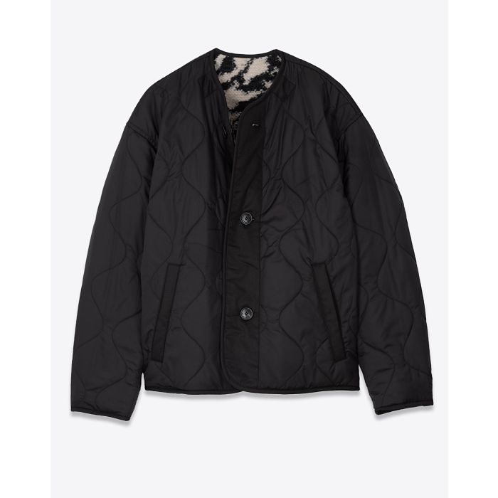 Veste reversible Himala Isabel Marant Etoile noire. Vue face. 