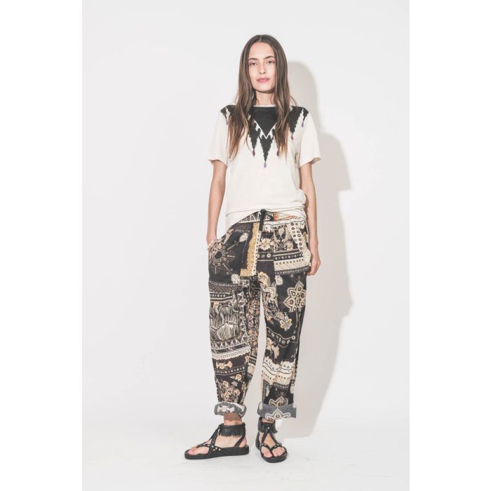 Isabel Marant Etoile Pantalon Fedora – Noir Ochre