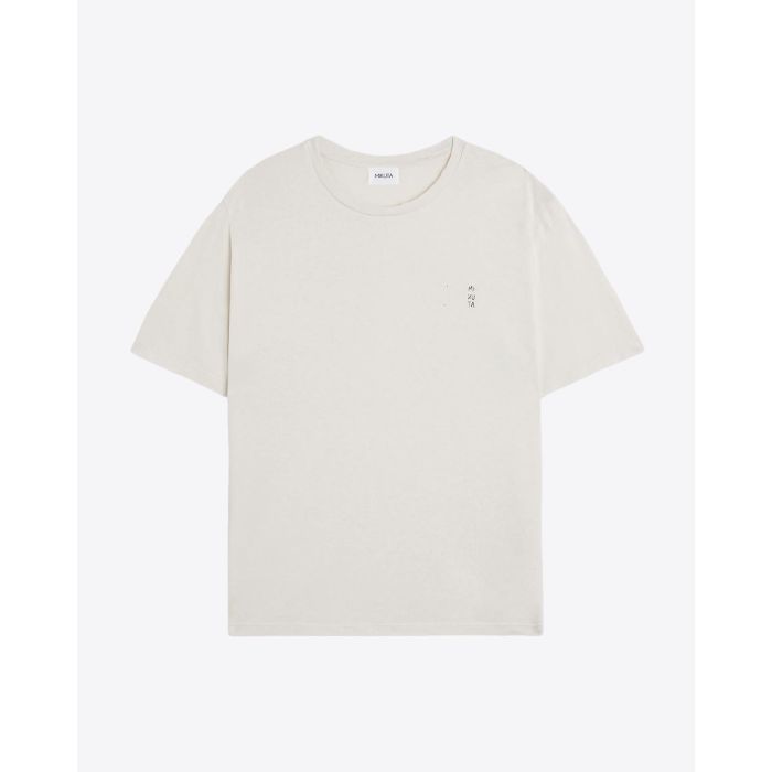 Tee-shirt manches courtes Self Love Vintage Mikuta écru 