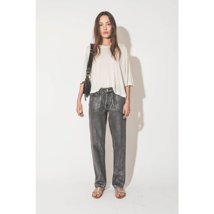 Mikuta Tee-Shirt Lyocell Large Blanc