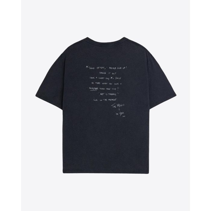 Tee-shirt Self Love Vintage Mikuta noir. Vue dos. 