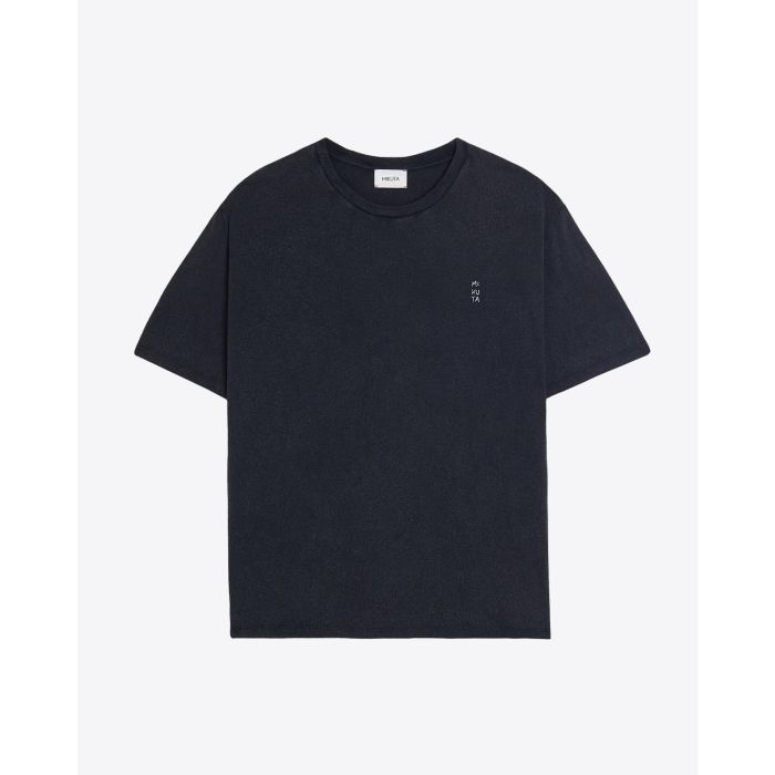 Tee-shirt Self Love Vintage Mikuta noir. Vue face. 