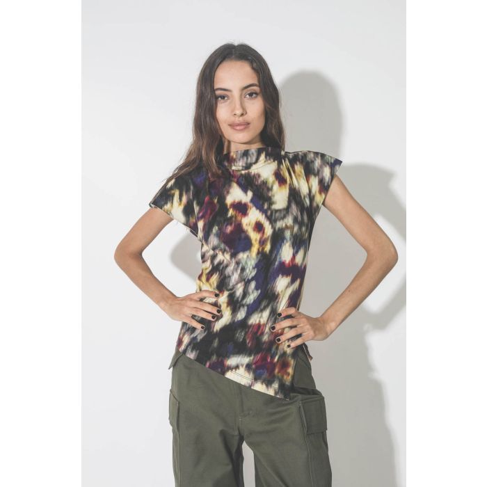Isabel Marant Etoile Tee-Shirt Noline Ochre Noir