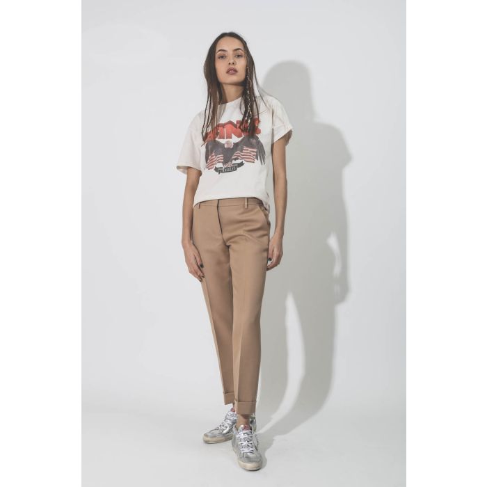Pantalon masculin beige Daria pant Tan Golden Goose