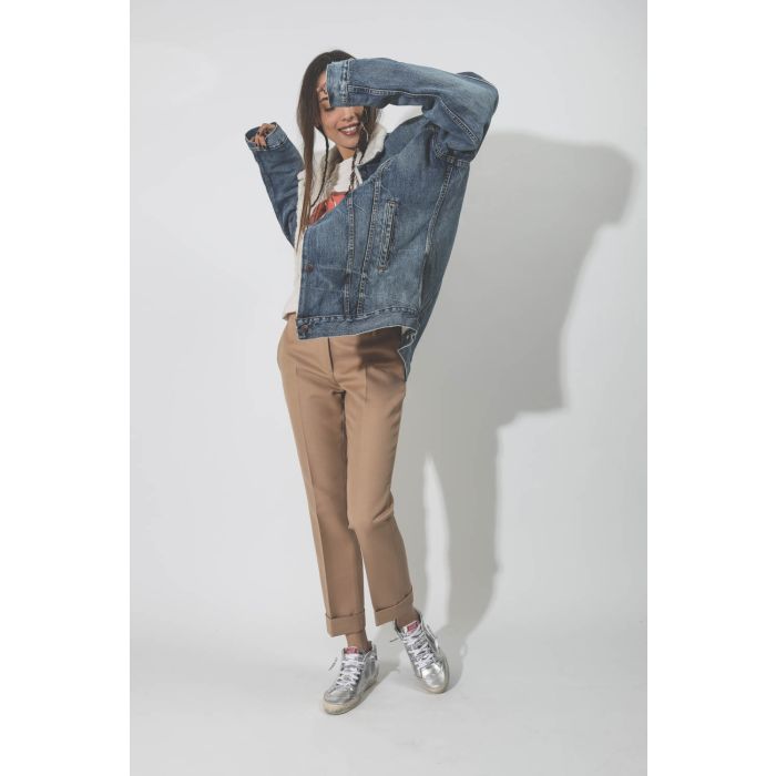 Pantalon masculin beige Daria pant Tan Golden Goose
