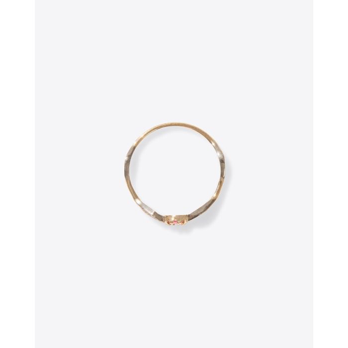 Bague en or et saphir rose Adèle N°1 Pascale Monvoisin. 