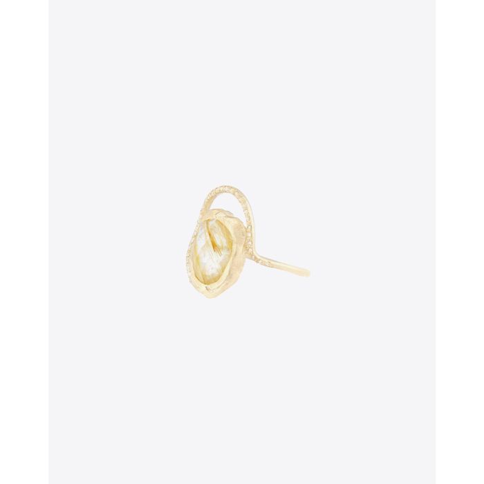 Pascale Monvoisin Gaïa Bague Rutile Quartz  