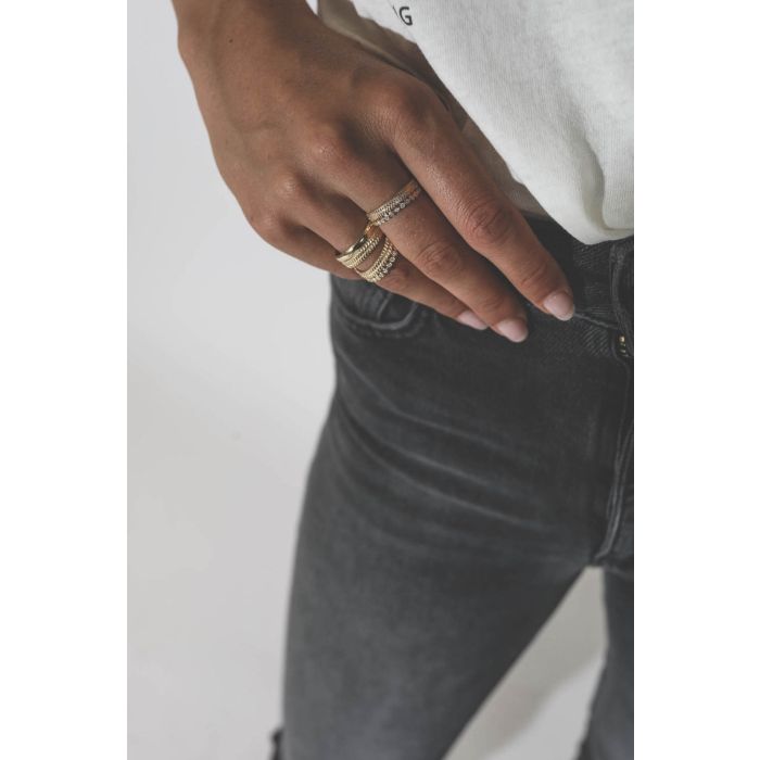 Bague Jil N°4 en Or Pascale Monvoisin. 