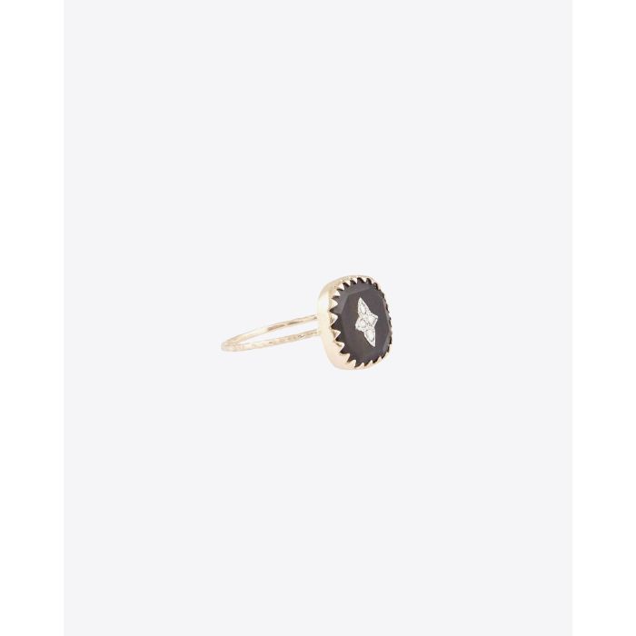 Pascale Monvoisin Pierrot Bague noire & Diamants 