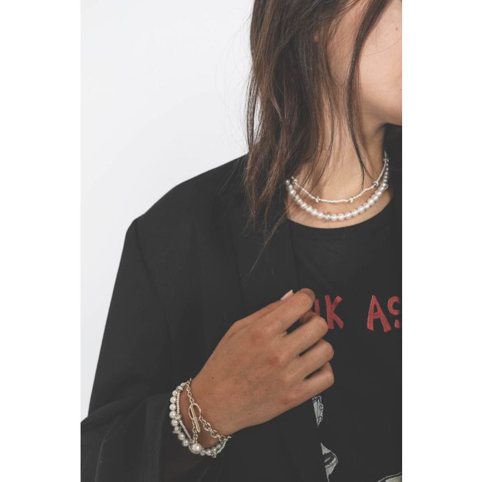 Bracelet Pascale Monvoisin Chelsea n°4 Diamants Émeraudes