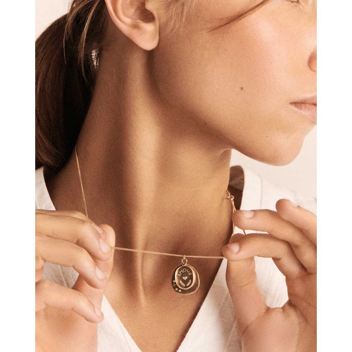 Collier l'Amour pendentif Pascale Monvoisin en or. 