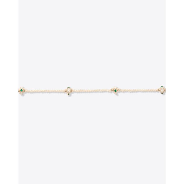 Pascale Monvoisin Collier Chelsea n°1 Diamants Émeraudes