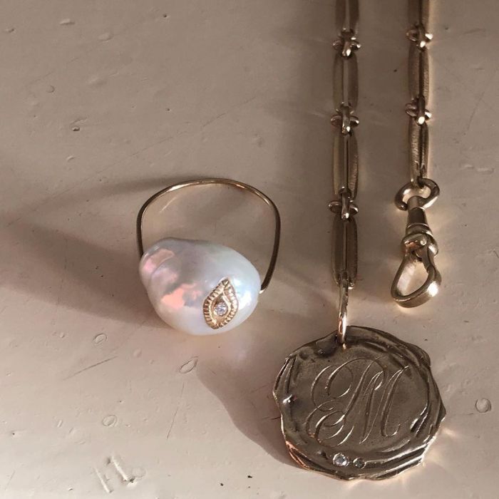 Pascale Monvoisin Bague Charlie – Perle