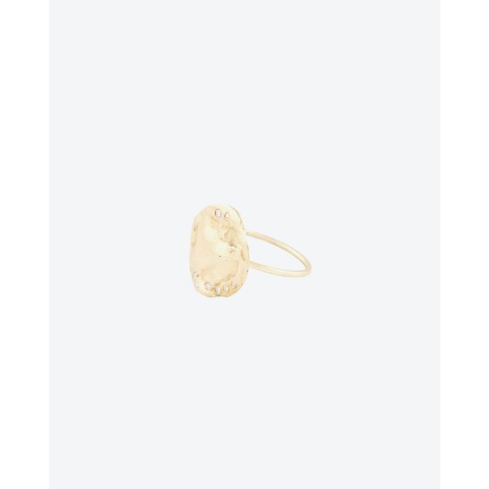 Pascale Monvoisin Izia N°2 Bague Or Jaune & Diamants 