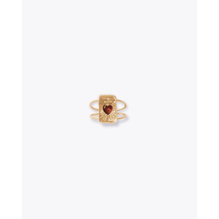Pascale Monvoisin Bague l'Amour – Grenat