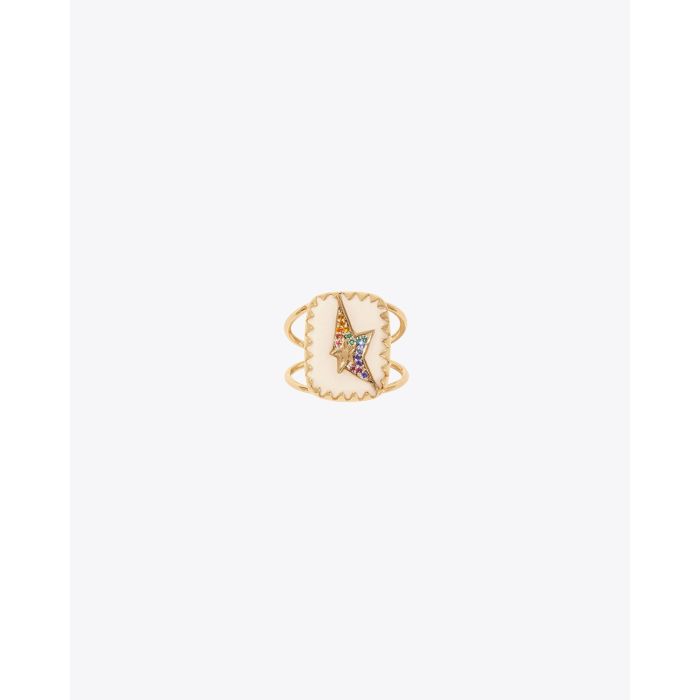 Bague en or Varda N°1 rainbow Pascale Monvoisin 