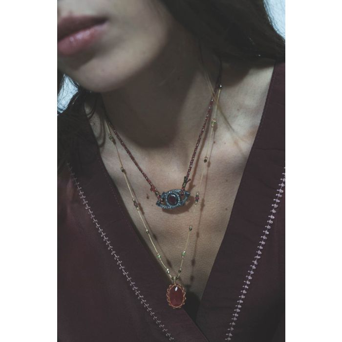 Patricia Arango Collier Oeil – Ruby