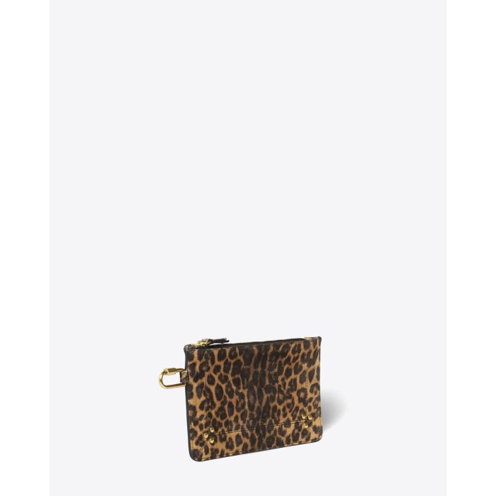 Jérôme Dreyfuss Accessoires Collection Popoche S - Split Léopard Chamois