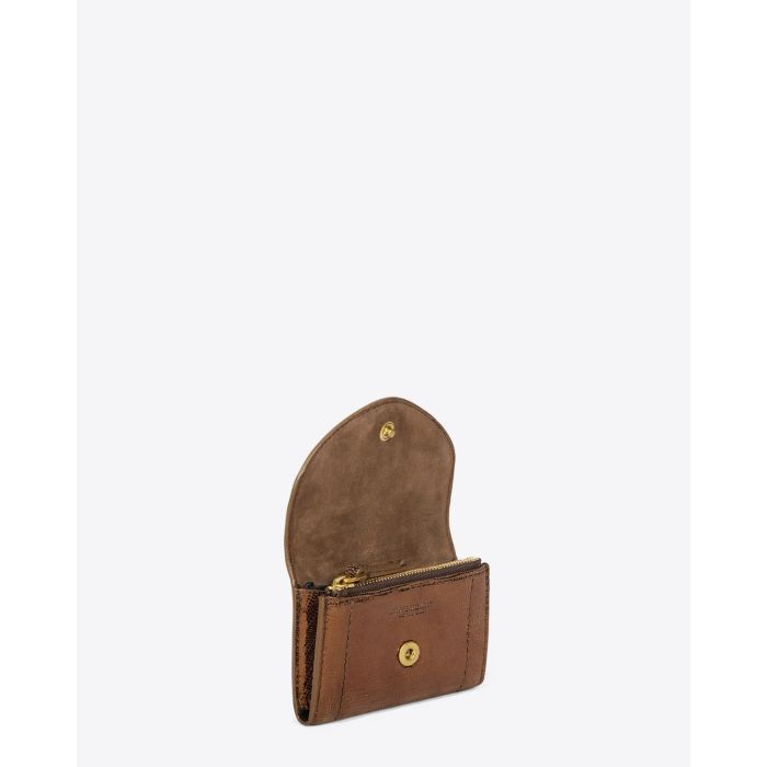 Jérôme Dreyfuss Accessoires Collection Helmut PM Goatskin - Lamé Bronze