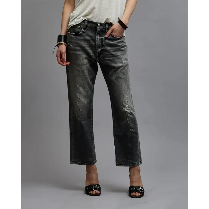 Jean Boyfriend vintage gris R13.