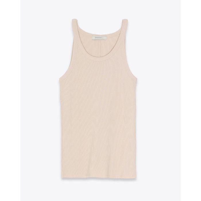 Ragdoll LA Racer Back Tank – Oatmeal