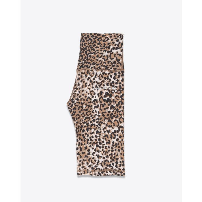 Ragdoll LA Work Out Biker Shorts –  Brown Leopard