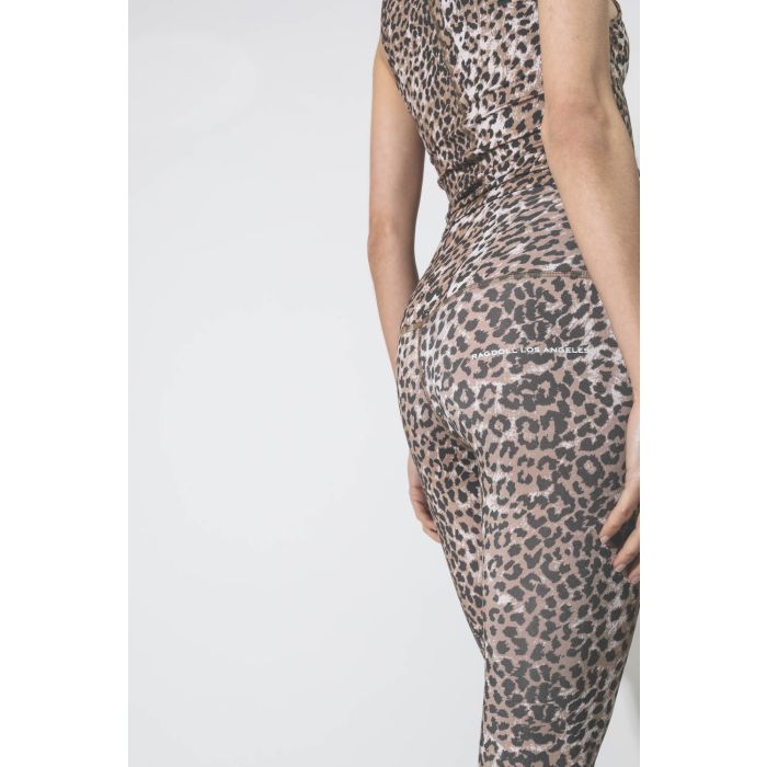 Ragdoll LA Work Out Leggings - Brown Leopard