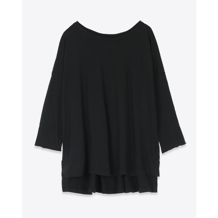 Raquel Allegra Pré-Collection Cocoon Tshirt - Black  