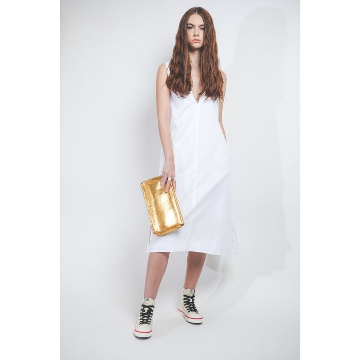 Tom Wood Knot Dress - Optic White