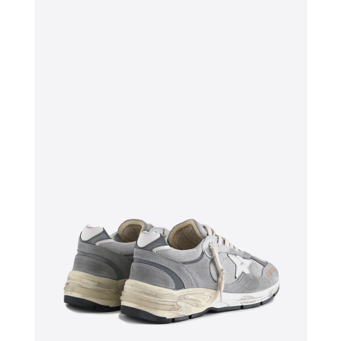 Sneakers Running Dad grise étoile blanche 60379 Golden Goose femme. Dos.