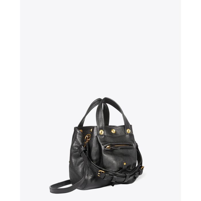 Jérôme Dreyfuss Sac Billy Nano Buffle Noir Brass