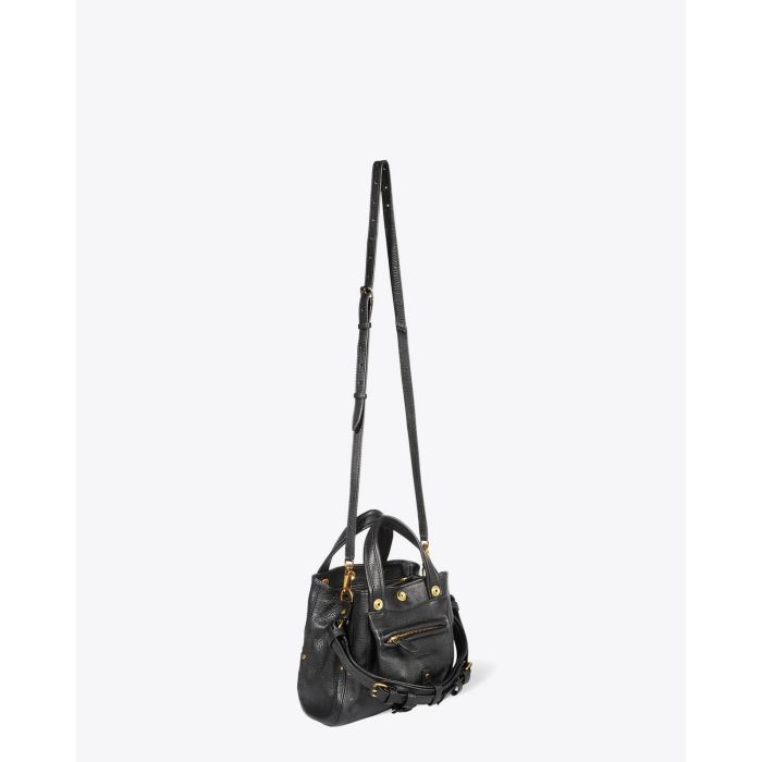 Jérôme Dreyfuss Sac Billy Nano Buffle Noir Brass