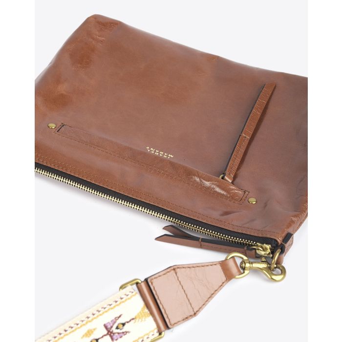 Sac Nessah Isabel Marant en cuir cognac.
