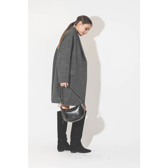 Sac Isabel Marant Oskan Lune en cuir Noir 