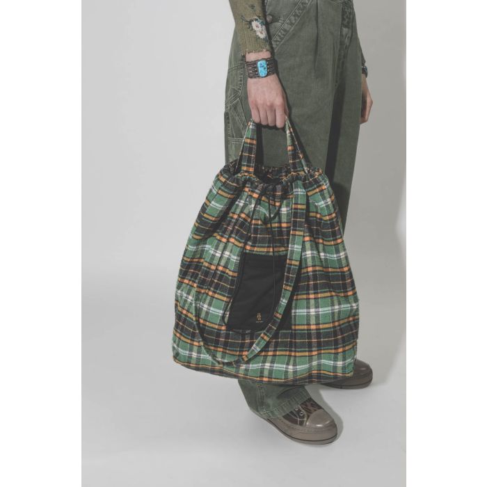 Sac oversized R13 Denim vert 